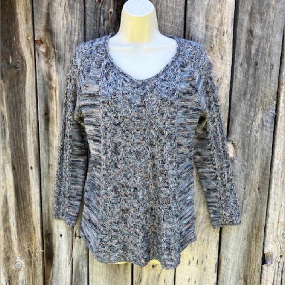 Cozy sea grey sweater by Carol Rose, M